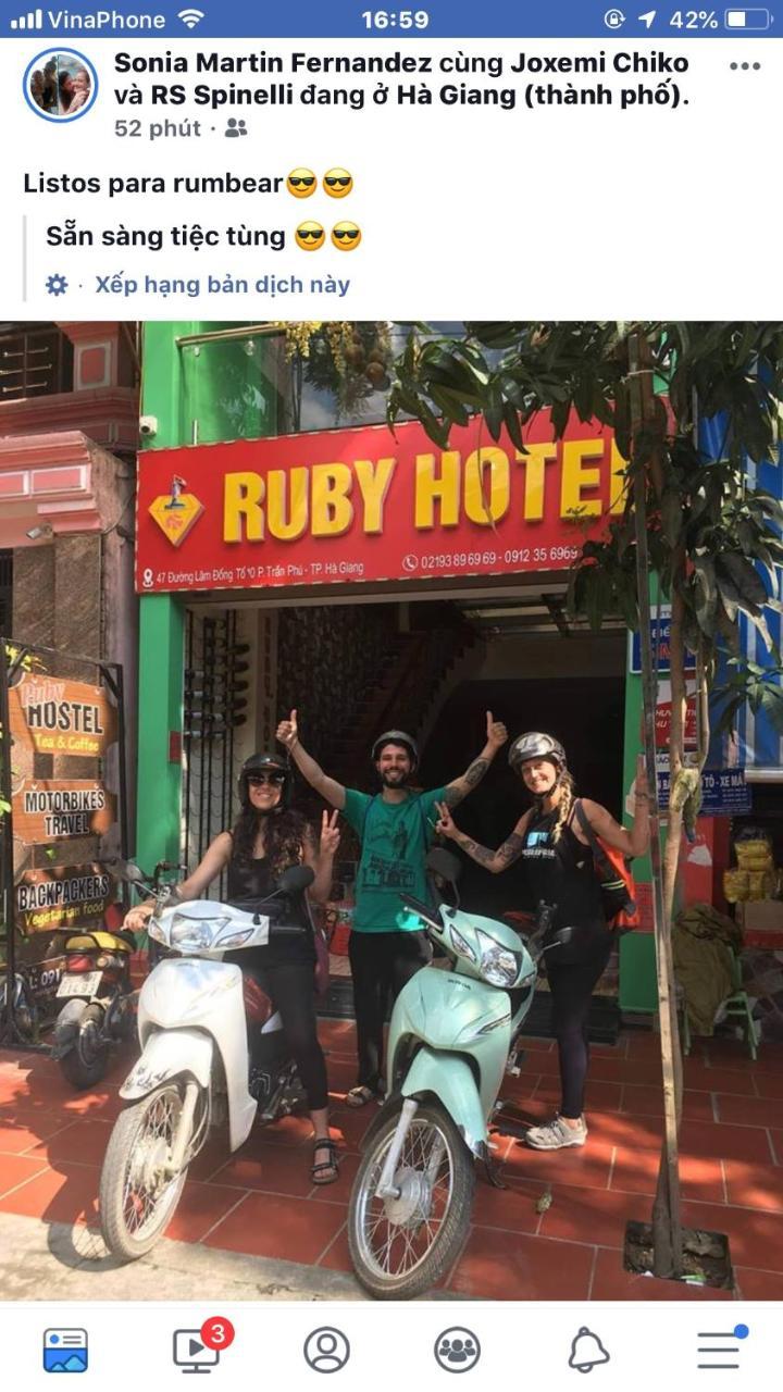 Ruby Hostel Ха Жианг Екстериор снимка